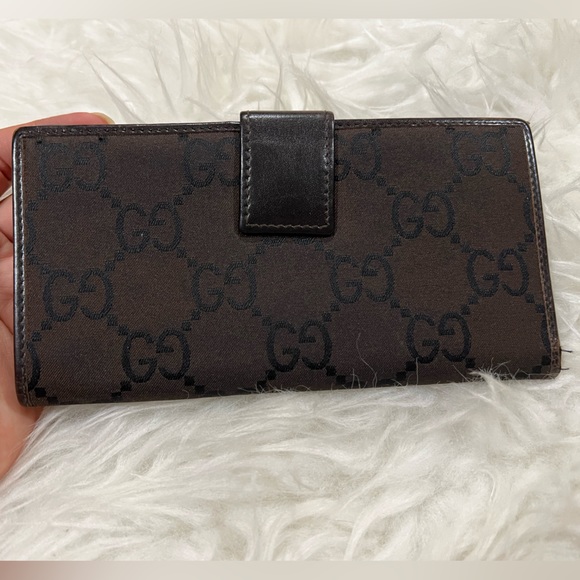 Authentic Gucci Continental Leather Wallet 🤎 - Picture 2 of 7